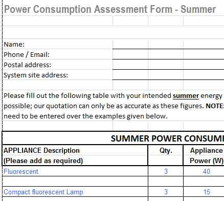 summer winter power consumption